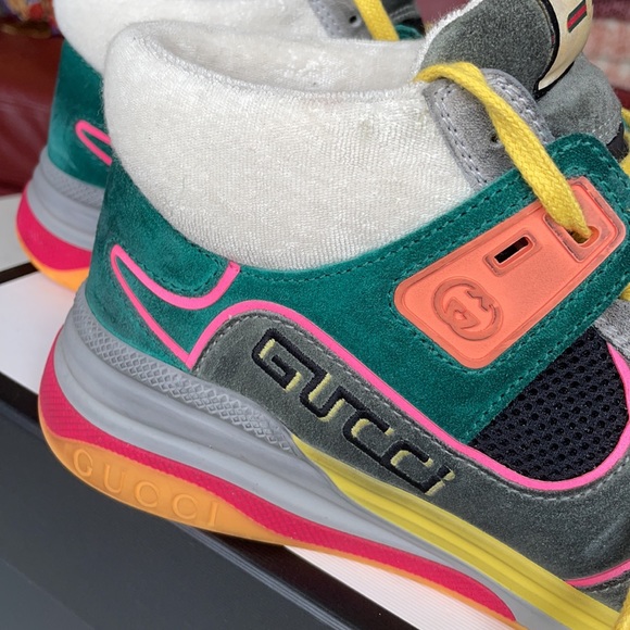 Gucci men’s high top sneakers size 10 eu - Picture 5 of 15